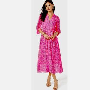 Lilly Pulitzer Amrita Midi Dress NWT, Size 6, Pink